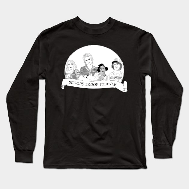 Scoops troop forever! Long Sleeve T-Shirt by Princifer